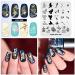 Alexnailart Feathers Bird Eagle Design Stamping Plate - Nail Art Stamping Template (ZO008) - Buy Online on SooperMarket.com