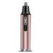 4 in 1 Nose Hair Trimmer and Eyebrow Trimmer USB Rechargeable Waterproof Eyebrow Razor Nasal Hair Trimming Tool for Travel Bathroom Camping Easy Cleansing (Color : Gold)