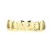 Halloween Hip Hop Teeth Hip Hop Tooth Brass Gold-plated Ion Plating for Outdoor Activities for Party for Home for Concert(gold)