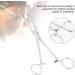 Professional Surgical Steel Sponge Tweezers for Upper Lip Navel Nose Tongue & Septum | Stainless Steel Precision Tools - Buy Online on SooperMarket.com