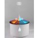 SEAAN Volcano Humidifier Jellyfish Mist Humidifier for Bedroom Pulsating/Continuous Modes Dual Night Light Color with Remote Control 360ml 360ML Pro