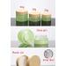 Zeoabsy 4-Piece 30ml Matt Green Glass Cremedose Set - Screw Lid Ointment Pots for Cosmetics Gels & Creams - Ships Internationally - Buy Online on SooperMarket.com