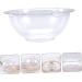 Didiseaon 2 Pcs Lace Washbasin Bathroom Face Basin Cleaning Basin for Home Washing Basin for Face Home Face Basin Vegetable Wash Bowl Baby Wash Bowl Washing Dishes Tub Pp Portable Wash Basin 23x23cmx2pcs Transparentx2pcs - Buy Online on SooperMarket.com