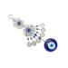 ABOOFAN Home Decor Glazed Eye Pendant Glass Charms Family Protection Charm Wall Hanging Ornaments Household As Shown 23X5cm
