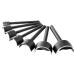 DIY Leather Craft Half-Round Cutter Punch Arc-Shaped Punch Strap Tools for Belt Strap Wallet Bag End(15.20.25.30.35.40.45 mm)