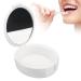 Press case portable prosthesis swimming case cup box holder storage soaking container prosthesis cups for prostheses for older people (white)