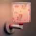 Dalber Unicorns Children's Wall Lamp - Pink Animal Light for Kids' Room | Stylish Lampshade - Buy Online on SooperMarket.com
