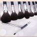 Professional Real Wool Animal Hair Makeup Brush Set - Highlight Eye Shadow & Eyelash Comb | International Shipping - Buy Online on SooperMarket.com