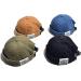 Clakllie Retro Brimless Docker Cap | Vintage Cotton Beanie Watch Cap in Black - Buy Online on SooperMarket.com