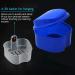 Buy 2x Dark Blue Prostheses Suitcase & Bath Box Storage for False Teeth | Travel-Friendly Prosthesis Solutions - Buy Online on SooperMarket.com