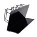 Didiseaon Hairdressing Hair Dressing Tool Clipper Tray Organizer Salon Clippers Organizer Salon Clipper Organizer Beard Trimming Catcher Tool Trays Wall-mounted Clamp Frame Steel