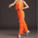 Adult Women's Fringe Latin Dance Pants - Black Tassel Performance Costume - Orange - Medium - Buy Online on SooperMarket.com