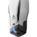 Andis 12665 Professional Master Corded/Cordless Hair Trimmer Adjustable Carbon Steel Blade Hair Clipper for Close Cutting Silver - Buy Online on SooperMarket.com