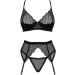 Obsessive - CHEMERIS Set 3 Pieces XS/S Black - Buy Online on SooperMarket.com