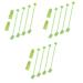 GANAZONO 3 Sets Pet Toothbrush Toothpaste for Dogs Green Dog Toothbrush Pet Mouth Cleaning Tool Tools Pp