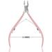 Stainless Steel Professional Cuticle Nippers - Best Pink Cutters and Remover for Manicure and Pedicure - Buy Online on SooperMarket.com