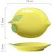 Serving Plates Lemon Shaped Ceramic Dinner Plate Lovely Fruit Plate Household Tableware Personalized Breakfast Dinner Plate Kitchenware Large for Appetizer Dinner and Desserts - Buy Online on SooperMarket.com
