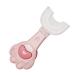 U Shaped Toothbrush for Kids | Manual U Shaped Toothbrush | Manual 360 Degree Oral Teeth Cleaning Brush with Soft Silicone Head for Kids 2-6 Years Aezon Pink 1 count (Pack of 1)