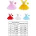 Girls Toddler Ballet Leotards with Glitter Tulle Skirt & Ruffle Sleeves | 2PCS Tutu Dress Set | Pink | 7-8 Years - Buy Online on SooperMarket.com