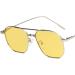 Buy Protective Blue Light Filter Glasses for Kids - Prescription-Free Gaming & Computer Glasses | Oval Design Z1103Z_1 - Yellow - Buy Online on SooperMarket.com