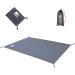 Tent Footprint Camping Tarp Waterproof - Ultralight Floor and Ground Tarps Camping Ground Mat with Drawstring Carrying Bag for Picnic,Hiking and Other Outdoor Activities Grey 180x210cm