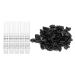 Zerodis 100 pieces Cat Nail Cover Protector Soft Pet Nail Cap Cover Safe Anti Scratch Dog Paw Claw Protector Covers Clever Care for Cats Dogs (XS-Schwarz) XS Schwarz