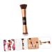 Shop Housoutil Double-Ended Makeup Brush - Flat Top Foundation & Contour Brush for Mineral Makeup | Premium Quality Cosmetics Tool - Buy Online on SooperMarket.com