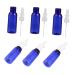 FRCOLOR 6pcs Round Shoulder Bottle with Nasal Spray Travel Lotion Bottles Toiletry Travel Containers Glass Containers for Liquids Nasal Mist Refillable Nasal Spray Bottle Nasal Pump Bottle