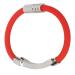 Balance Bracelet Wristband Silicone Negative Ion Washable Balance Bracelet For Running (Red)