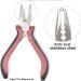 YUIP Hair extension Pliers Mini ring pliers Wig pliers Pliers for wigs Alloy hair extension pliers 3-hole hair extension clamp stainless steel For hair extensions black and pink - Buy Online on SooperMarket.com