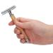 Men's Double-Sided Blade Head Shaver - Portable Silver Razor for Face & Body Care | International Shipping Available - Buy Online on SooperMarket.com