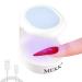 Mini UV Light for Gel Nails MEKK UV Light for Nails Innovative Nail Lamp 16W UV Nail Lamp Portable LED Nail Lamp Professional Nail Dryer for Nail Art Tools(Blue) A-blue