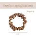 KINDOYO 4 Pieces Hair Silk Stretchy Scrunchies - Solid Color Hairbands Satin Scrunchies Elastic Bands Traceless Ponytail Holder Hair Accessories for Women Girls Black *4 - Buy Online on SooperMarket.com