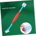 Angoily 4pcs Dual-head Pet Household Puppy Tools Teeth Manual Cleaners for Double-end Convenient Tooth - Buy Online on SooperMarket.com