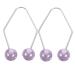 WOFASHPURET 1 Pair Dimple Trainer Face Dimples Trainer Beauty Smile Exerciser Forming Mouth Exerciser Metal Dimples Exerciser Facial Tools Dimple Makers for Cheeks Sports Alloy Purple Former 4.30X2.50X0.80CM Purple