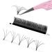 Dassen Pink Lash Tweezers for Mega Volume Eyelash Extensions - Professional Thin Tip Tools for Precise Application - Buy Online on SooperMarket.com