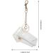 VALICLUD Clear Lipstick Keychain 2 Pack - Chapstick Holder with Clear Cap - Buy Online on SooperMarket.com