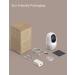 Nooie Smart Baby Monitor WiFi Camera 1080P Indoor Home Security Camera with Alexa Compatibility, Night Vision, 360-degree Motion Tracking - Buy Online on SooperMarket.com
