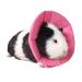 NashaFeiLi Elizabethan Pet Collar for Hamster Chinchillas Adjustable Comfortable Pet Collar Size S Pink S rose