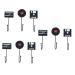 Alipis 9 Pcs Towel Hook Scarf Hanger Hat Wall Hanger Hooks Wall Hook Clothes Hook Heavy Utensils