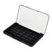 Sharplace 24 Grids Empty Eyeshadow Make Up with Clear Lid for Eyeshadow Lipstick Blush Powder Etc. Black
