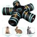 5-Way Collapsible Cat Tunnel Toy | Pet Playhouse with Storage Bag | Ideal for Cats, Puppies, Rabbits, Ferrets, Guinea Pigs | Indoor & Outdoor Use - Buy Online on SooperMarket.com