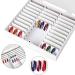 Pcivzxam Nail Storage Box Nail Tips Color Display Holder Nail Decoration Storage Box for Nail Decoration Container Display - Buy Online on SooperMarket.com