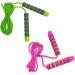 Kids Adjustable Jump Rope with Soft Foam Handles - Fun Outdoor Activity for Boys & Girls - Pink-Green - Buy Online on SooperMarket.com