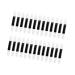 WOFASHPURET Makeup Eyeshadow 100pcs makeup sponge blending sponges for makeup women eyeshadow brush Smudge brush Oval Miss M White