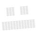Warmhm 300 pcs wax paper Wax warmers for candles wax cup inlays silicone-wax-liner pet-coated paper in food quality heating plate high temperature resistance white whitex6st 8x8x3cmx6pcs
