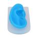 Silicone Ear Model Elastic Long Lasting Versatile Flexible Left Ear Piercing Ear Model with Transparent Base for School for Teacher