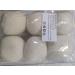 Natural Wool Dryer Balls - 6 Eco-Friendly Felt Balls for Tumble Dryers | Reduce Drying Time & Wrinkles - Buy Online on SooperMarket.com