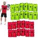 24 Pcs Soccer Practice Vest, Lightweight Numbered Soccer Team Pennies with Beltn for Men Adult Youth Sport Supplies, Scrimmage Vests Practice Jersey for Soccer Lacrosse Training