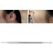 Double-Headed Ear Acupuncture Probe | Portable Stainless Steel Massage Device | Body Acupuncture Point Tool | Multi-Size Options for Optimal Care - Buy Online on SooperMarket.com